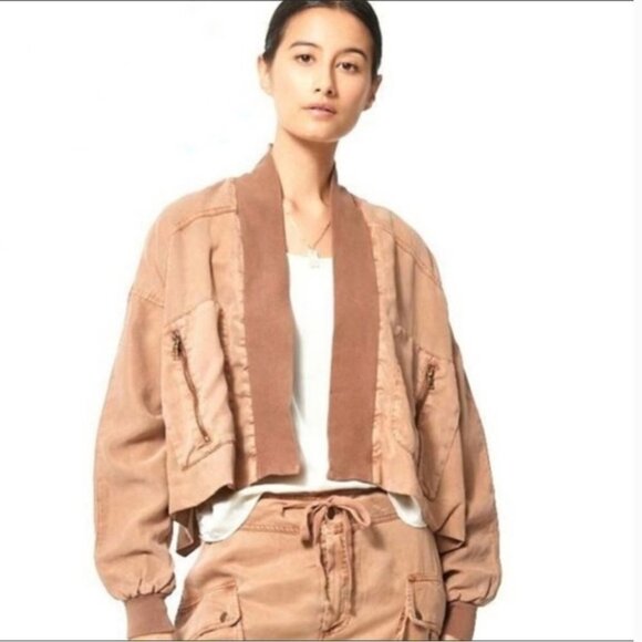 Young Fabulous and Broke Convertible Crop Fara Jacket - Picture 1 of 8